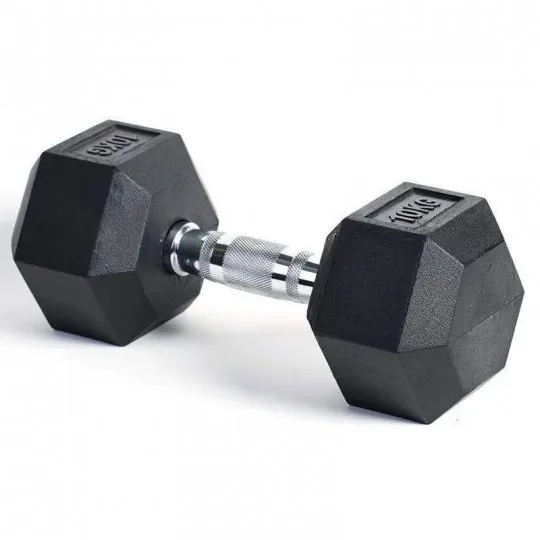 

AD2 Gym Equipment Exercise Dumbells With Rack Weight Lifting Hex Dumbbell Set Hand Weights hex rubber dumbells rack, Black