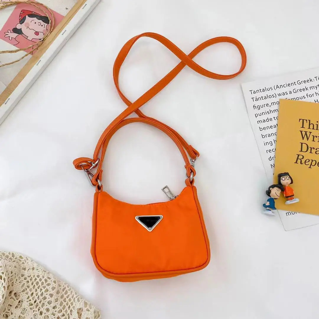 

Children Fashion Mini Purses Canvas Crossbody Bags Baby Kids Luxury Hand Bag Nylon Small Handbag