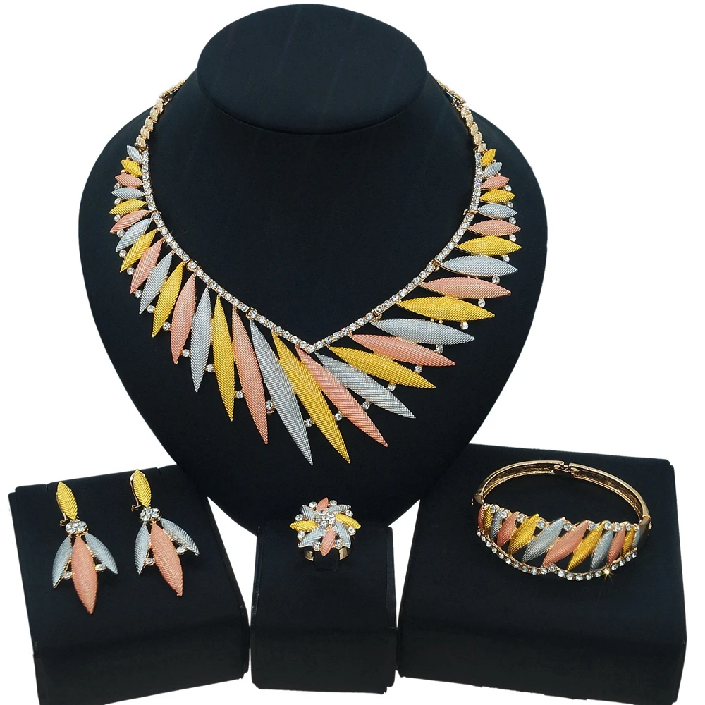 

Yulaili Classic Multicolor Irregular Graphic Jewelry Set and Indonesian Fashion Woman Dating Birthday Party Jewelry Sets Gift