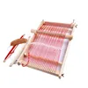 Montessori Hot funny kid DIY playsets wooden weaving loom toys creative kids loom toy