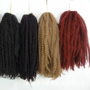 Wholesale Cheaper price Crochet braids Marley Braiding Hair Senegalese Twist Crochet top quality Synthetic marley Hair 2