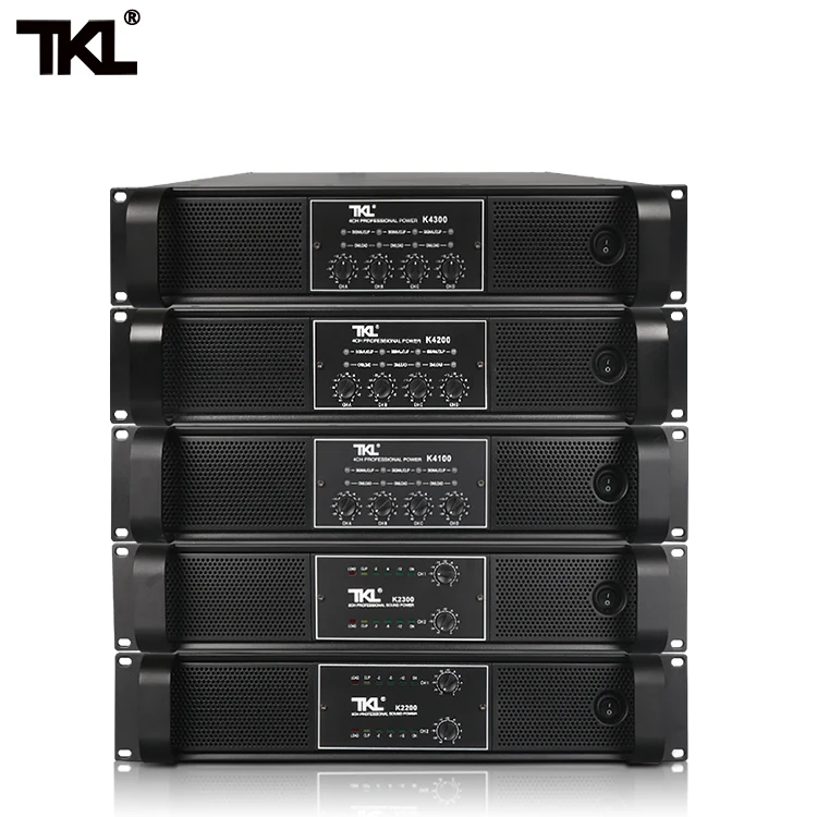 

TKL 4 Channel Amplifier 300W X4 Conference Amplifier Audio Professional Power Amplifier Switching Power Supply HIFI