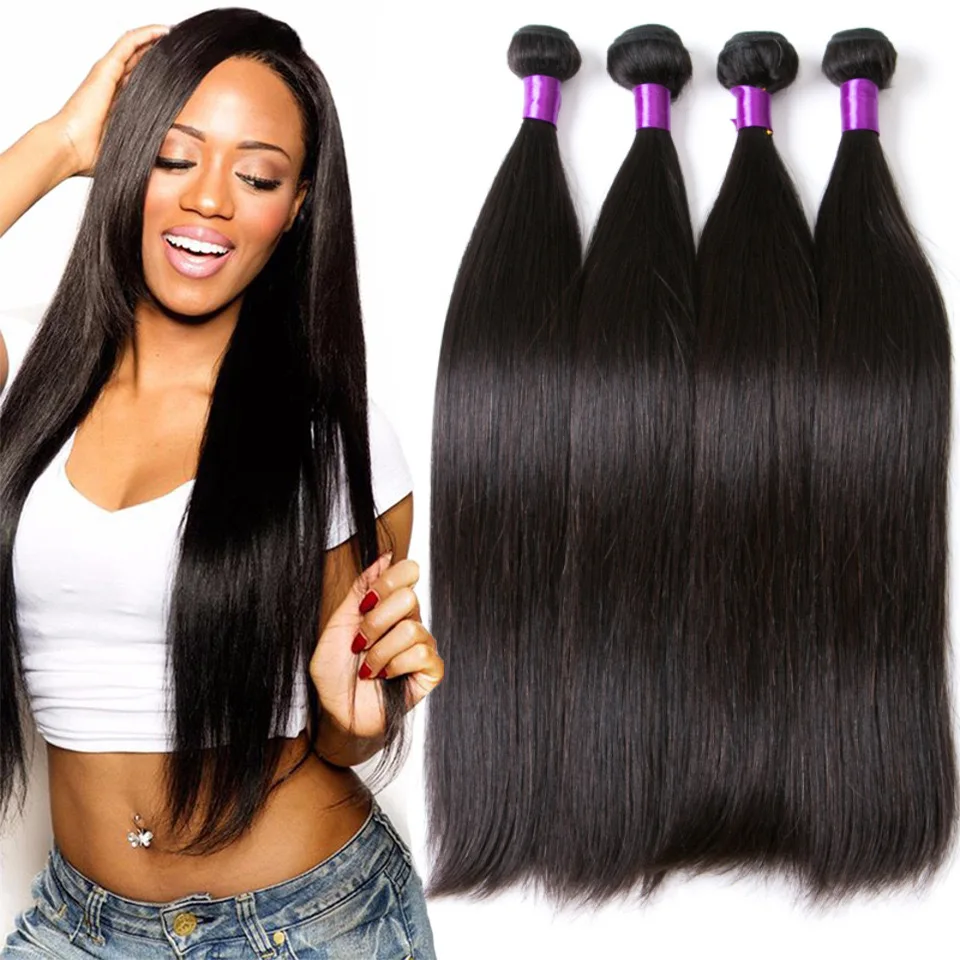 

Beicapeni Bone Straight 8-30 Inch Human Hair Extensions For Black Women