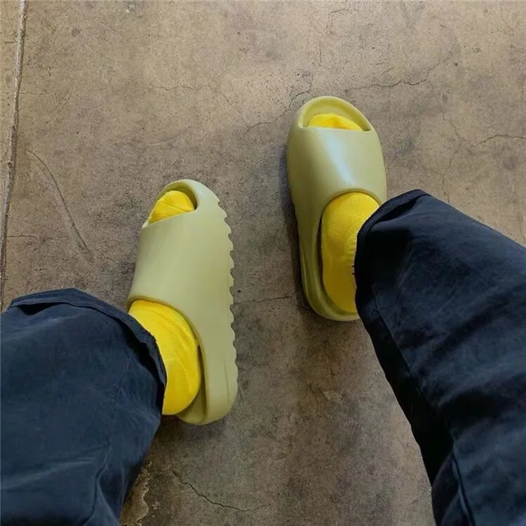 

Unisex Slide Sandal Summer Slippers Non-Slip Soft Pool Slides lightweight EVA yeezy slides for men women, Black/ red/hot pink/blue/yellow