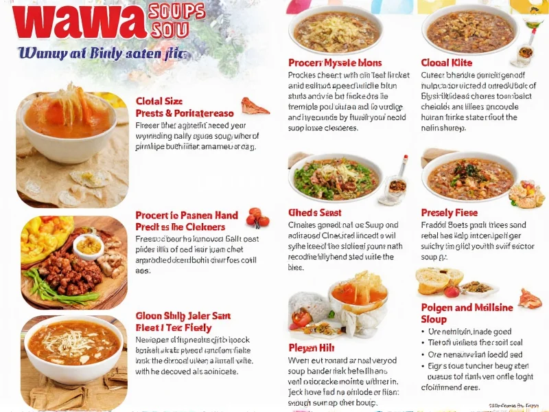 Wawa Soup Menu: Current Offerings and Pricing Guide