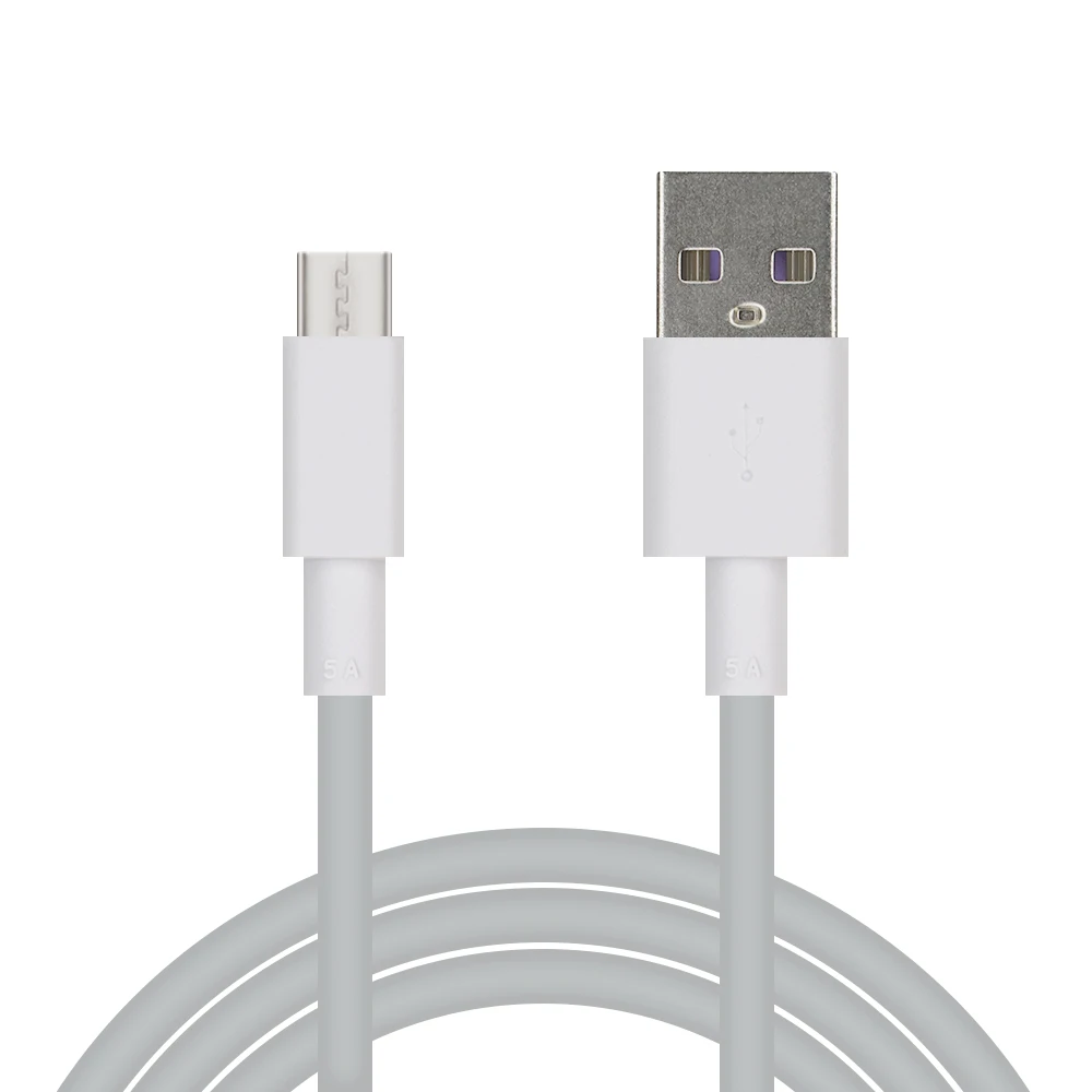 

type-c usb cable oem odm quick Charge USB-C Fast Charging Mobile Phone Data Cable Pure copper 5A current, White/customized