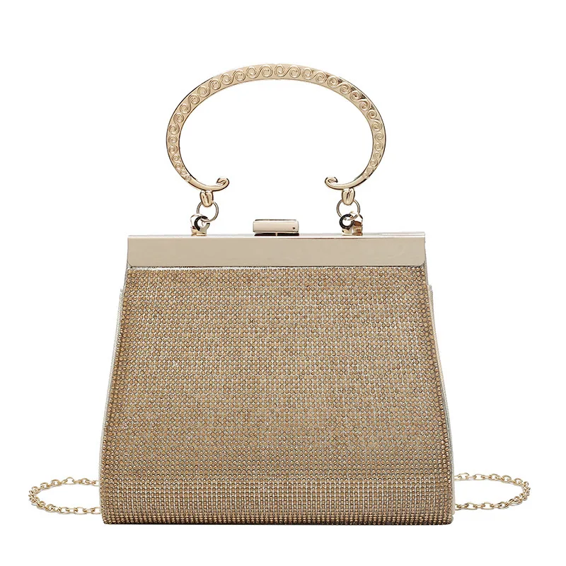 

Shiny Krystal Clutch Bag Woman Luxury Handbags Evening Party Bag, Customized color