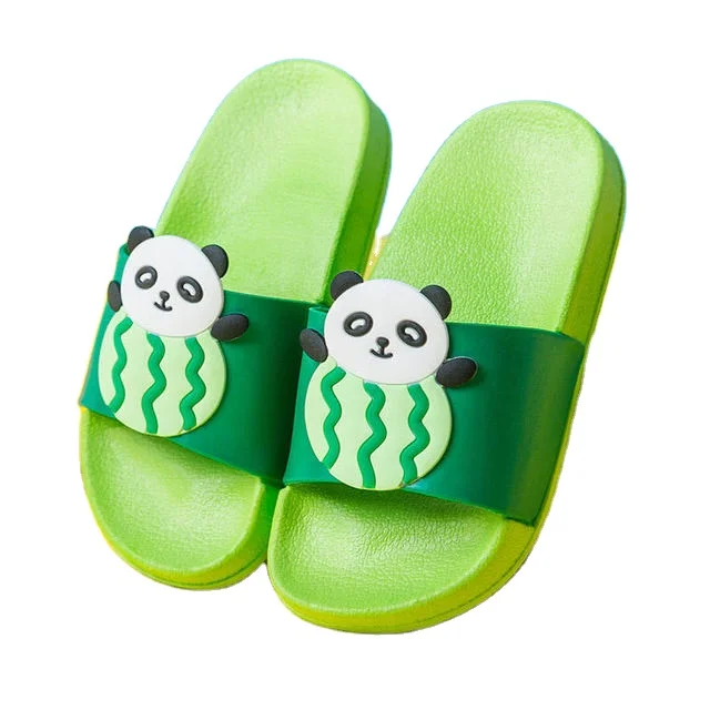 

Summer slippers kids indoor slippers cartoon fruit strawberry girl flip flop slide sandals beach children home floor shoes, Picture