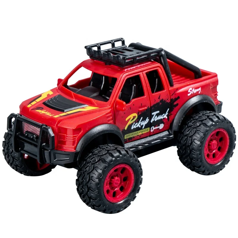 

New design 4 Wheels off-road vehicle Friction Powered Trucks Inertia diecast toys car