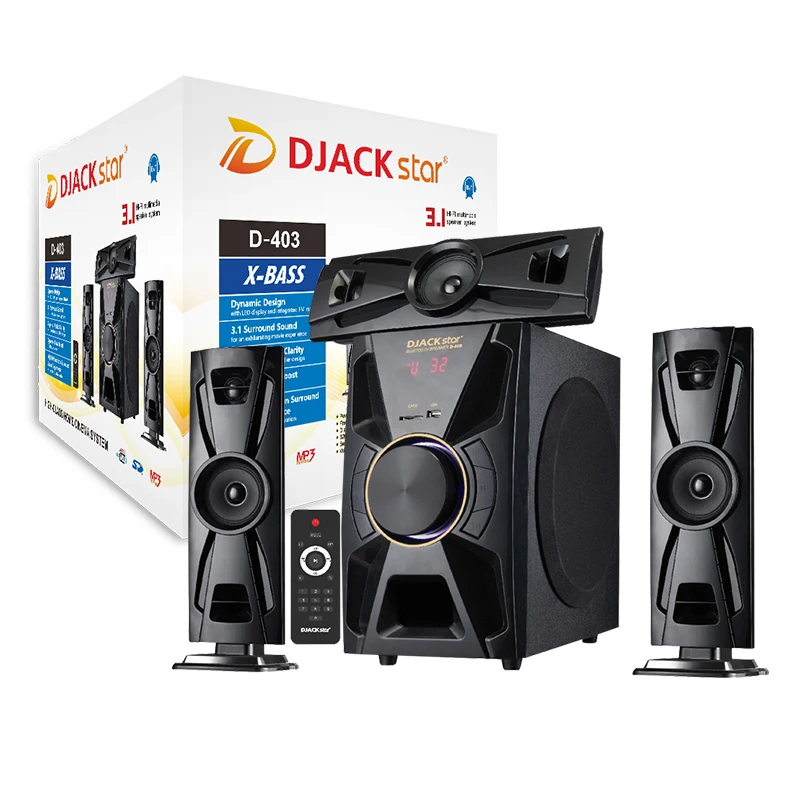 

DJACK STAR D 403 subwoofer speaker cabinet Hi-Fi system wireless and USB speaker
