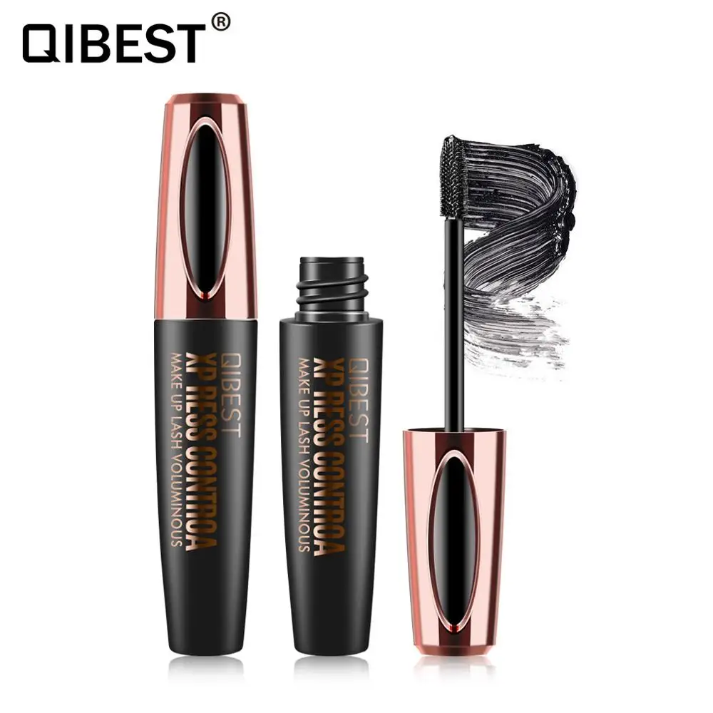 

QIBEST waterproof natural mascara fiber 4d fiber mascara