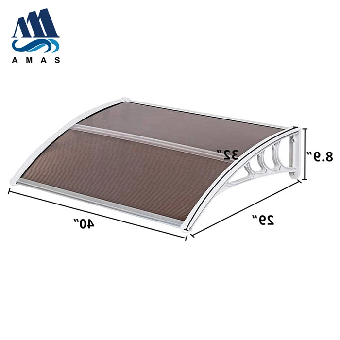 

Amas Manufactured retractable awning companies Sunshade outdoor awning Uv Coated garden patio canopy, Customized colors