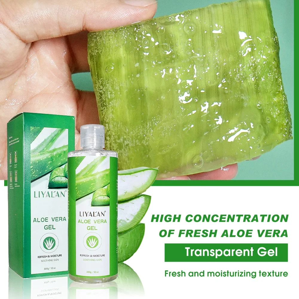 

Private Label Skincare Pure Natural Aloevera Gel Organic Best Moisturizing Whitening Soothing Facial Aloe Vera Gel