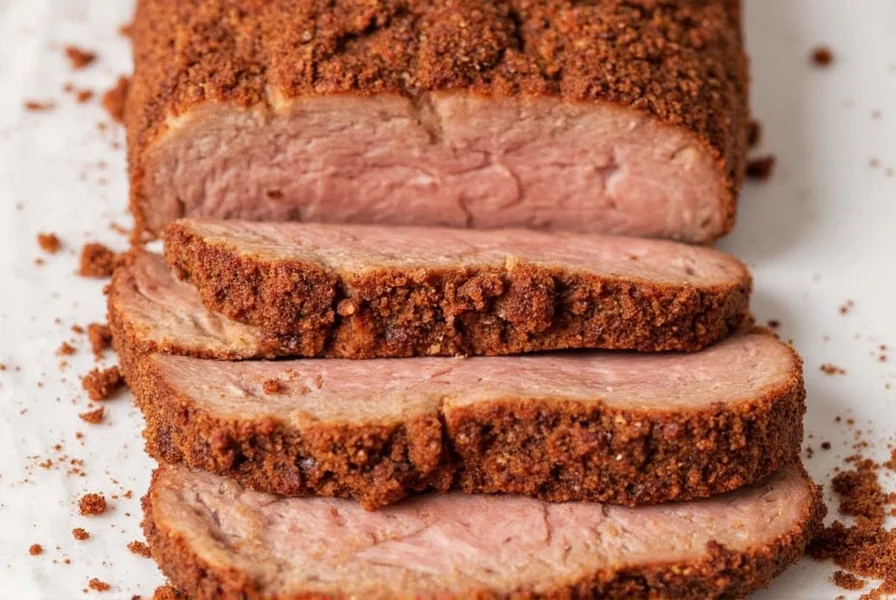 Salt Application on Meat