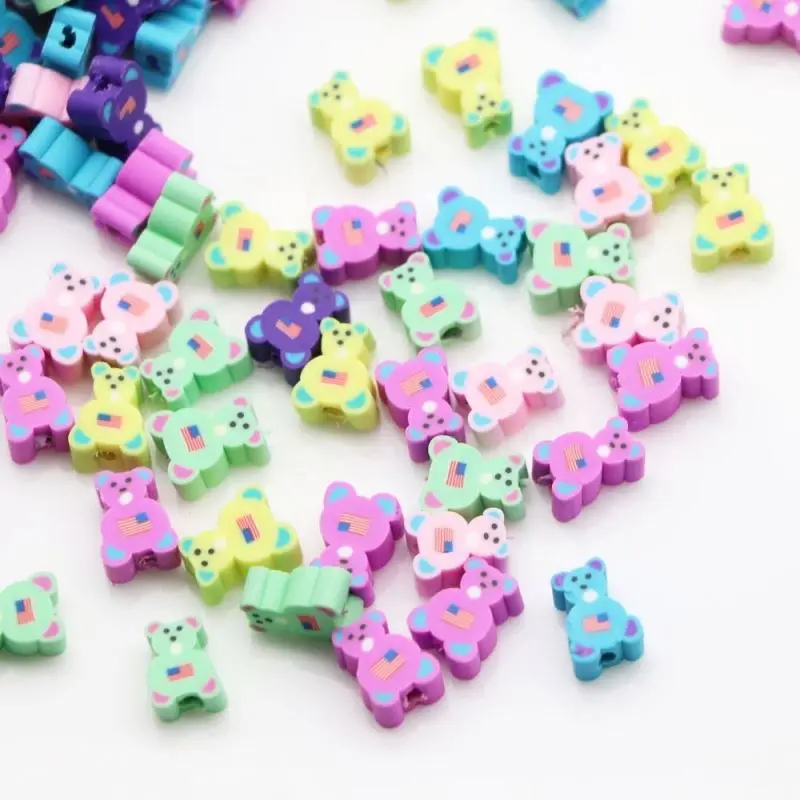 
Assorted Mixed Polymer Clay Flowers Beads 10mm Floral Shaped Beads Jewelry Decoration Necklace Designs 