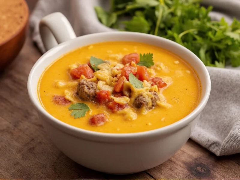 Taste of Home Cheeseburger Soup Recipe: Classic Comfort Food