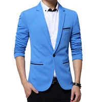 

New arrival solid color casual blazers for men's party blazer men formal dress made in China