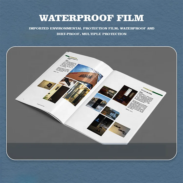 
Custom Coated Paper A4 A5 Brochure Magazine Booklet Paper Printing Service 