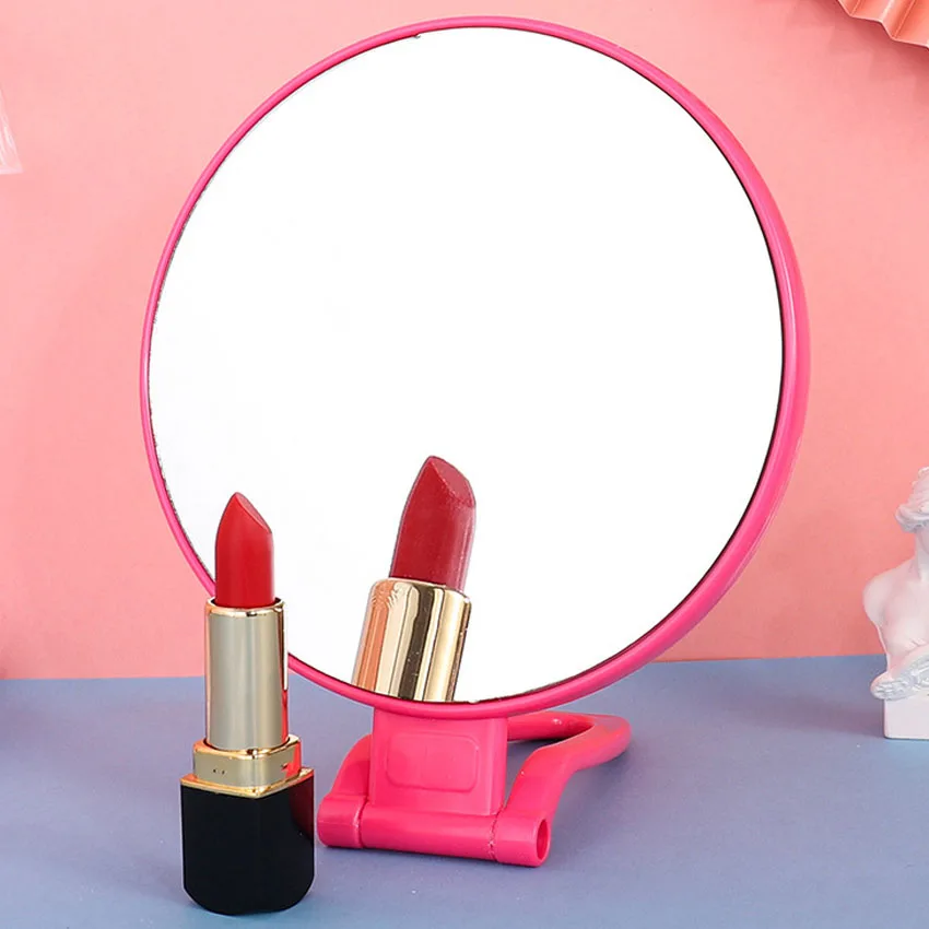 

Private Label Hairdressing Handheld Mirror with Handle, 5colors