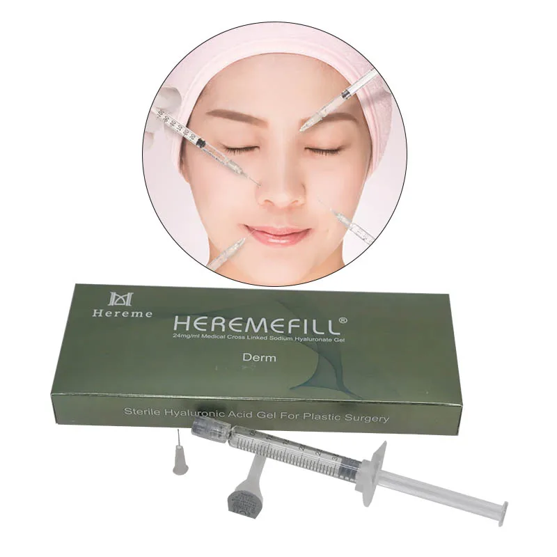 

Safe and high quality 2ml injectable dermal filler for lip injections, Transperant