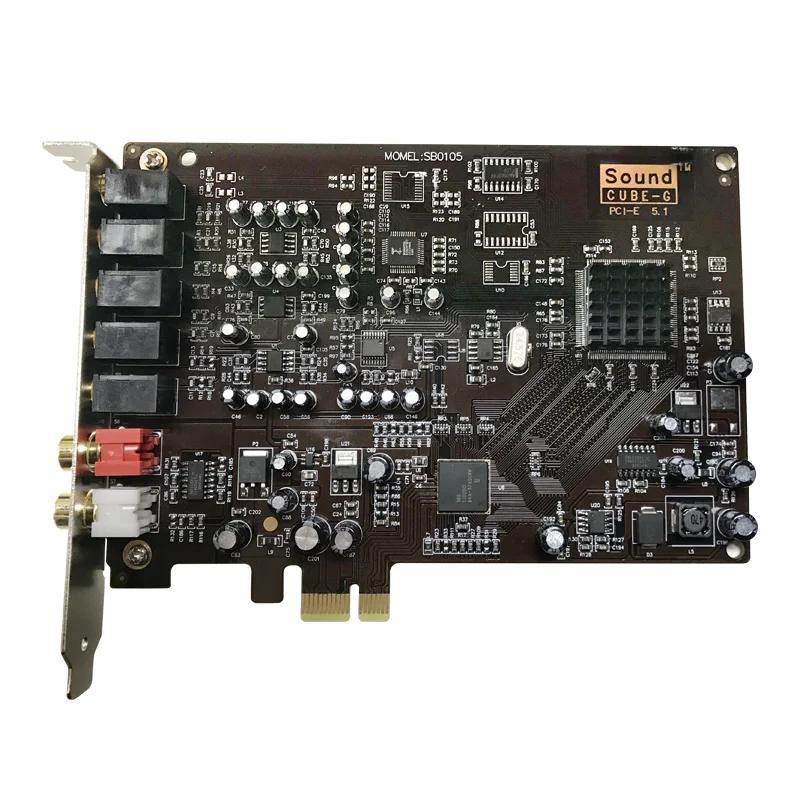 

SB0105 PCI-E Channel 3D Creative Sound Audio Card Chipset 7.1 Channel internal PC Sound Adapter Soundcard