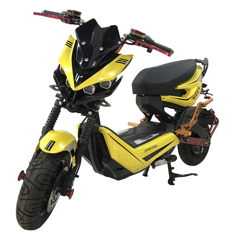 

Hot Sale Manufacturer Long Range 1200W High Speed Strong Power Electric Motorcycle, Color available