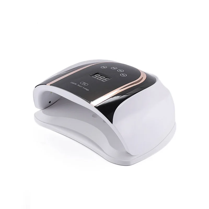 

Hottest Selling UV LED Rechargable 160W Quick-Drying Curing Nail Lamp, White;customize