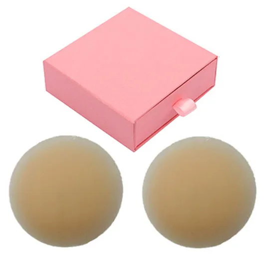 

Nipple Covers for Women Silicone Reusable Pasties Skin Breast Petals Adhesive Nipple Cover, Nude or custom colors