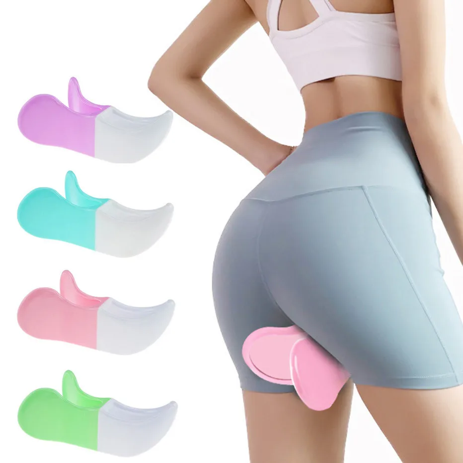 

Hip trainer Yoga Pilates Thigh Buttocks Exerciser Bodybuilding Home Fitness Beauty Equipment, Pink purple