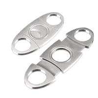 

Custom Logo Wholesale Stainless Steel V Cigar Cutter Cohiba Cigar Scissors