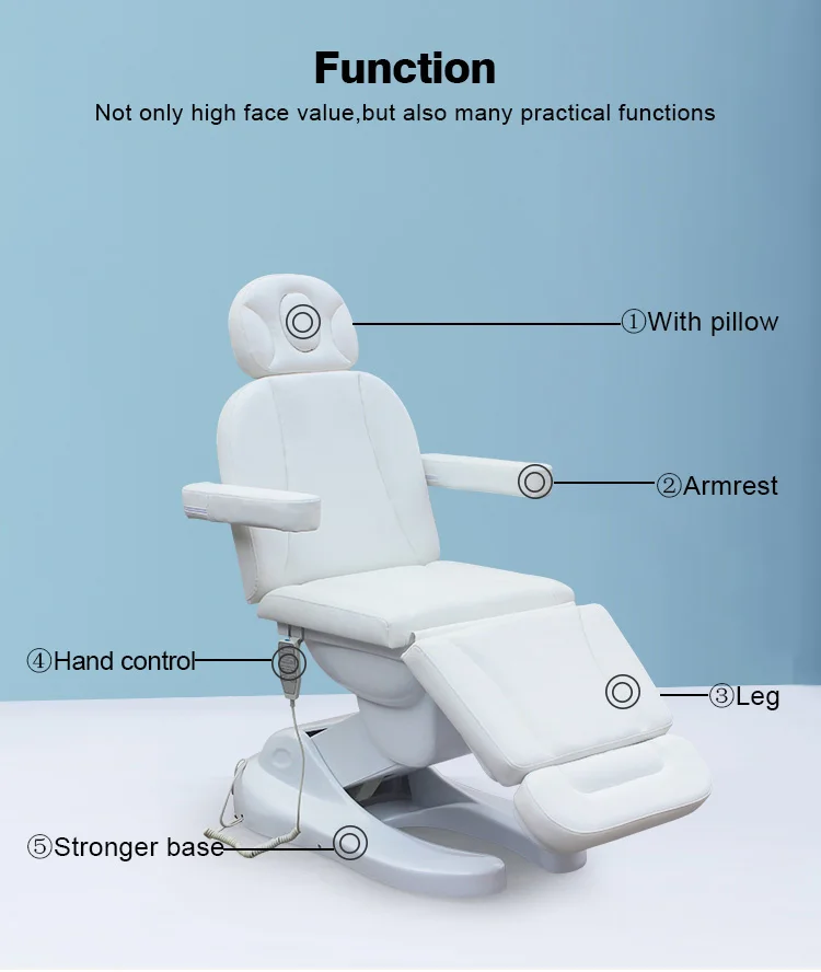 Modern Luxury Therapy Salon Electric Lift Massage Table Eyelash