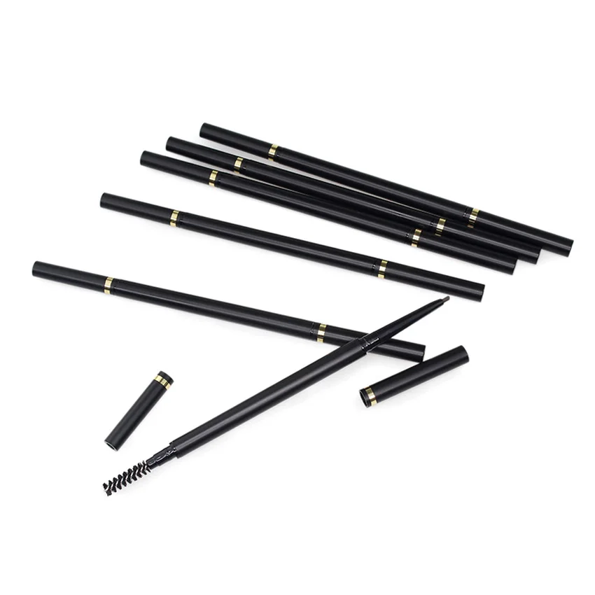 

private label 2 in 1 pencil makeup double head waterproof eyebrow liner