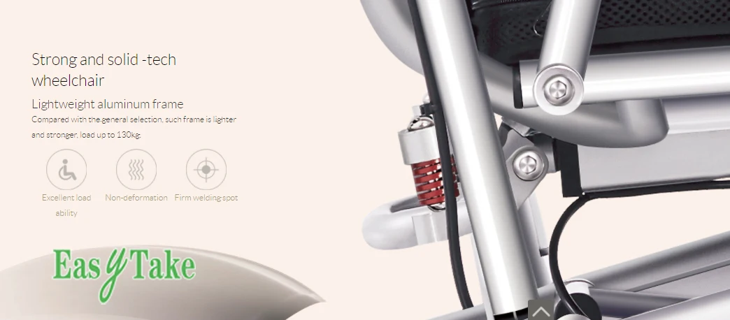 Heavy Duty Remote Controlled Electric Wheelchair for Outdoor