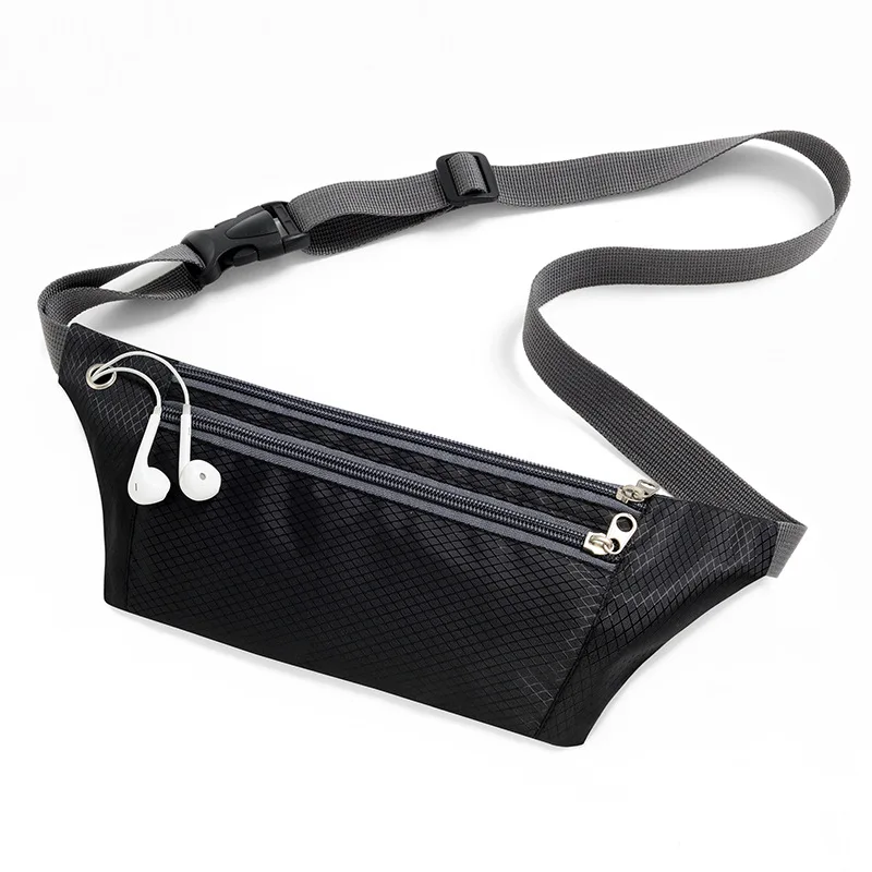 

2020 Hot Sale High Quality Waterproof Sports Waist Bag Neoprene Outdoor Running Belt Bag With Headphone Pulg