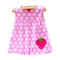 

2020 Baby Girl Dress Cotton Regular Sleeveless A-Line Dresses Casual Clothing Mini Princess (0-24 Months)
