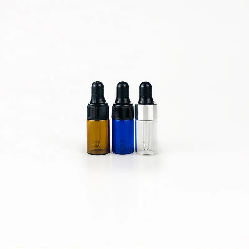 
sample bottle pink green blue amber 1ml 5ml 10ml roll on glass bottle for eyes 