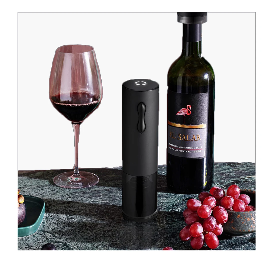 

2021 New Automatic Wine Bottle Opener USB Mini electronic Corkscrew vacuum chargable wine Opener For Xiaomi Circle Joy, Black