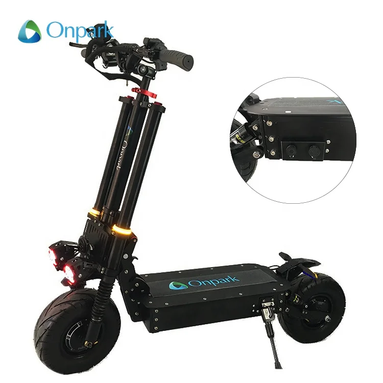 

72 volt 72v 7000w water proof with front suspension cross trotinette electric scooter