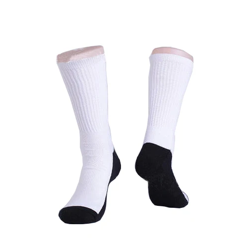 

Soft polyester sublimation digital print blank socks
