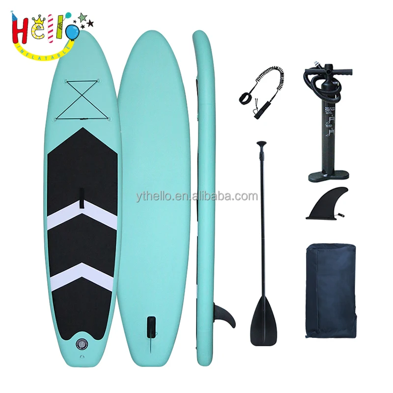 

softboard surf inflatable stand up paddle surf board with surf fins