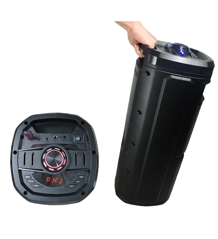 Feiyang dual 6.5 inch portable TWS bluetooth party pa system speaker with fm radio wireless mic FG206-06 - ANKUX.COM