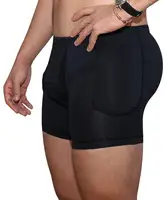 

Wholesale Custom Logo Men's Underwear Sexy Butt Lifter Panty Padded Boxer Briefs