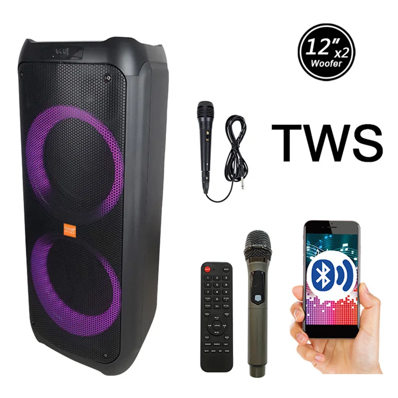 

2021 latest outdoor audio system sound partybox 310 portable speaker karaoke blue tooth active speaker with battery