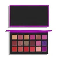 

High Quality 18 Color Purple Eye Makeup Shimmer Matte Wholesale Eyeshadow Palette