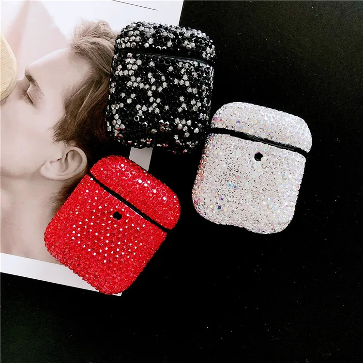 

2021 Diamond Bling Earphone Earbud Charging Case For Airpod Pro 1/2 Case Cover