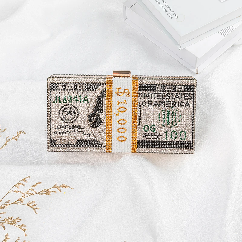 

bling money clutch purse designers handbags money bag purse