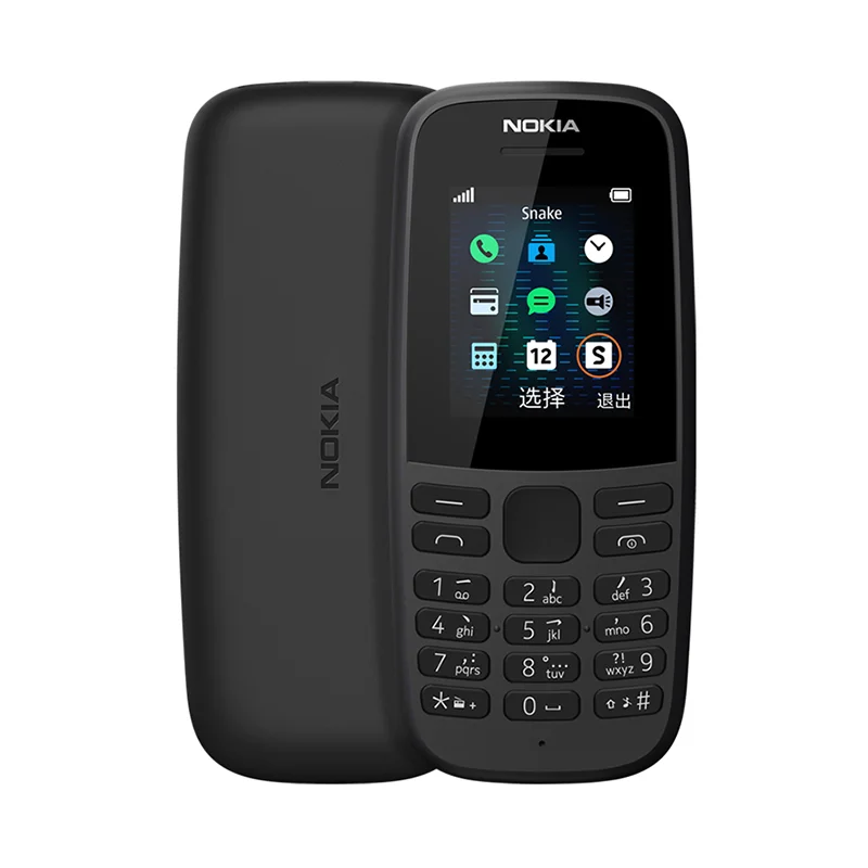 

Cheap Cellular Phone Nokia 105 1:1 Dual SIM Cell Phone 2G GSM Keypad Customized Laguage Basic Nokia 105 Mobile Phones