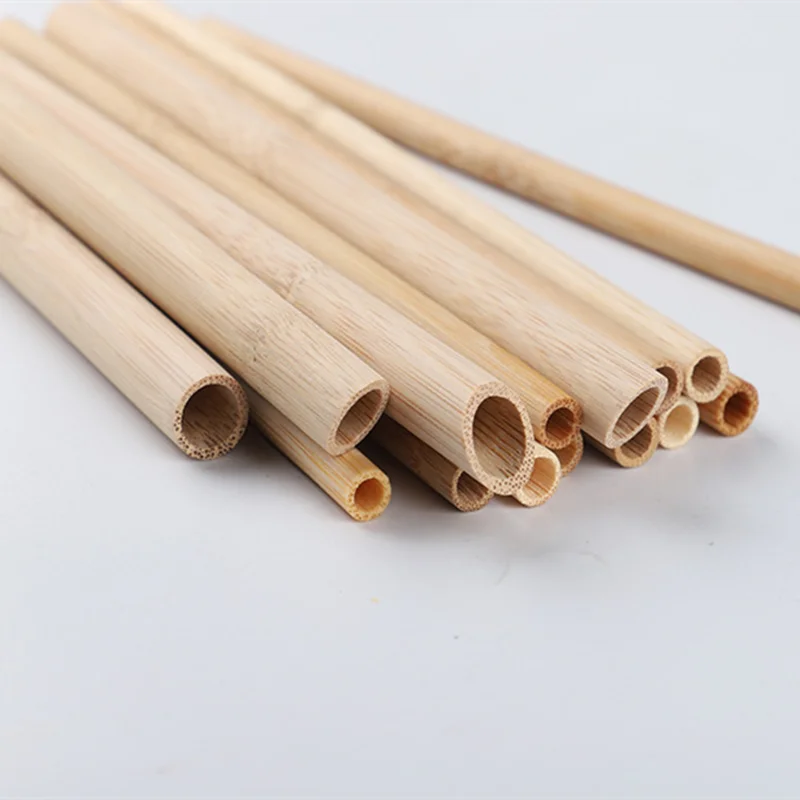 

Natural reusable ecofriendly custom logo drinking bamboo straws with best quality