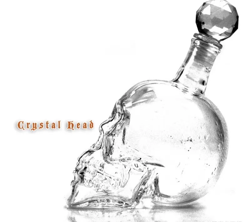 

Coffee Mug Double-Layered Transparent Crystal Skull Head Glass Cup For Household Whiskey Wine Vodka Bar Club Beer Wine Glass