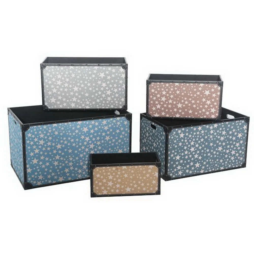 

Home decorative vintage retro square storage trunk wooden chest